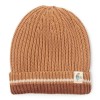 Bruin gebreide muts - Knitted hat brown